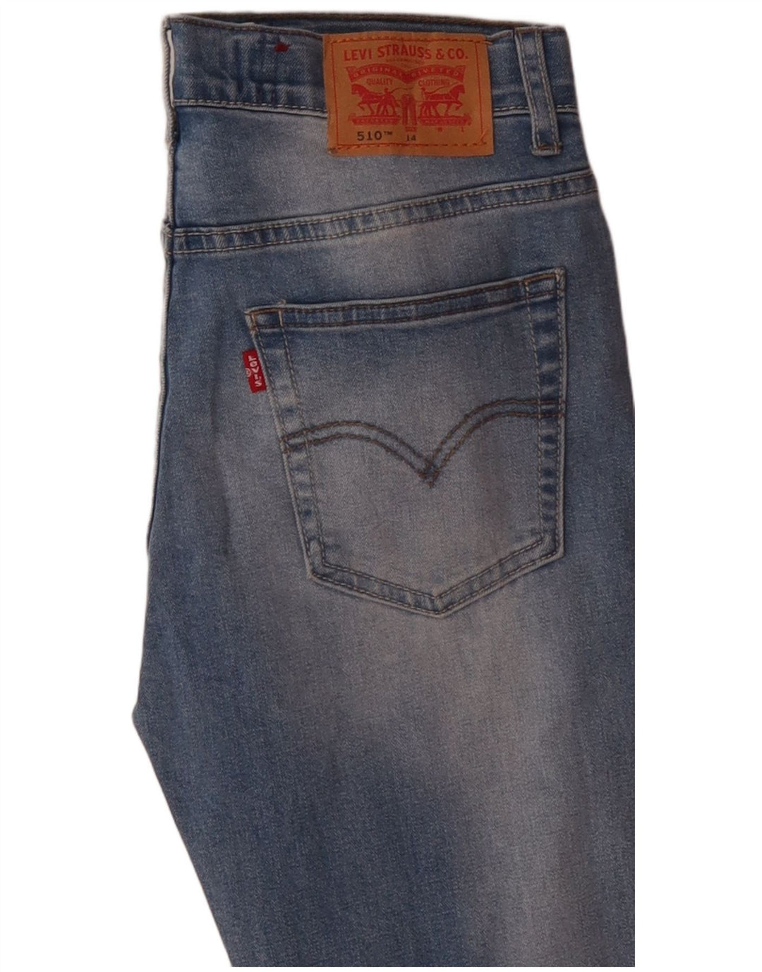 Levi's Ragazzi 510 Jeans dritti 13-14 anni W28 L30 Cotone blu