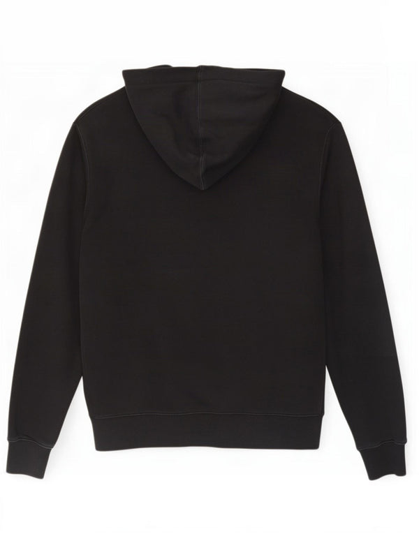 Felpa con cappuccio e zip Nike da uomo in cotone nero medio