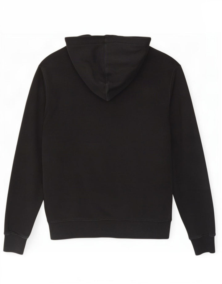 Felpa con cappuccio e zip Nike da uomo in cotone nero medio