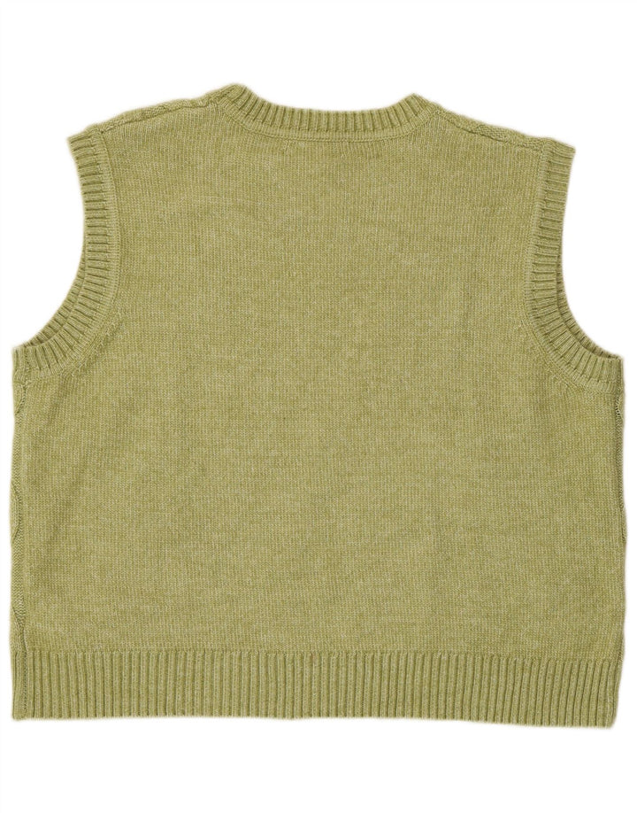 Canotta da donna Marks & Spencer UK 16 grande poliestere verde