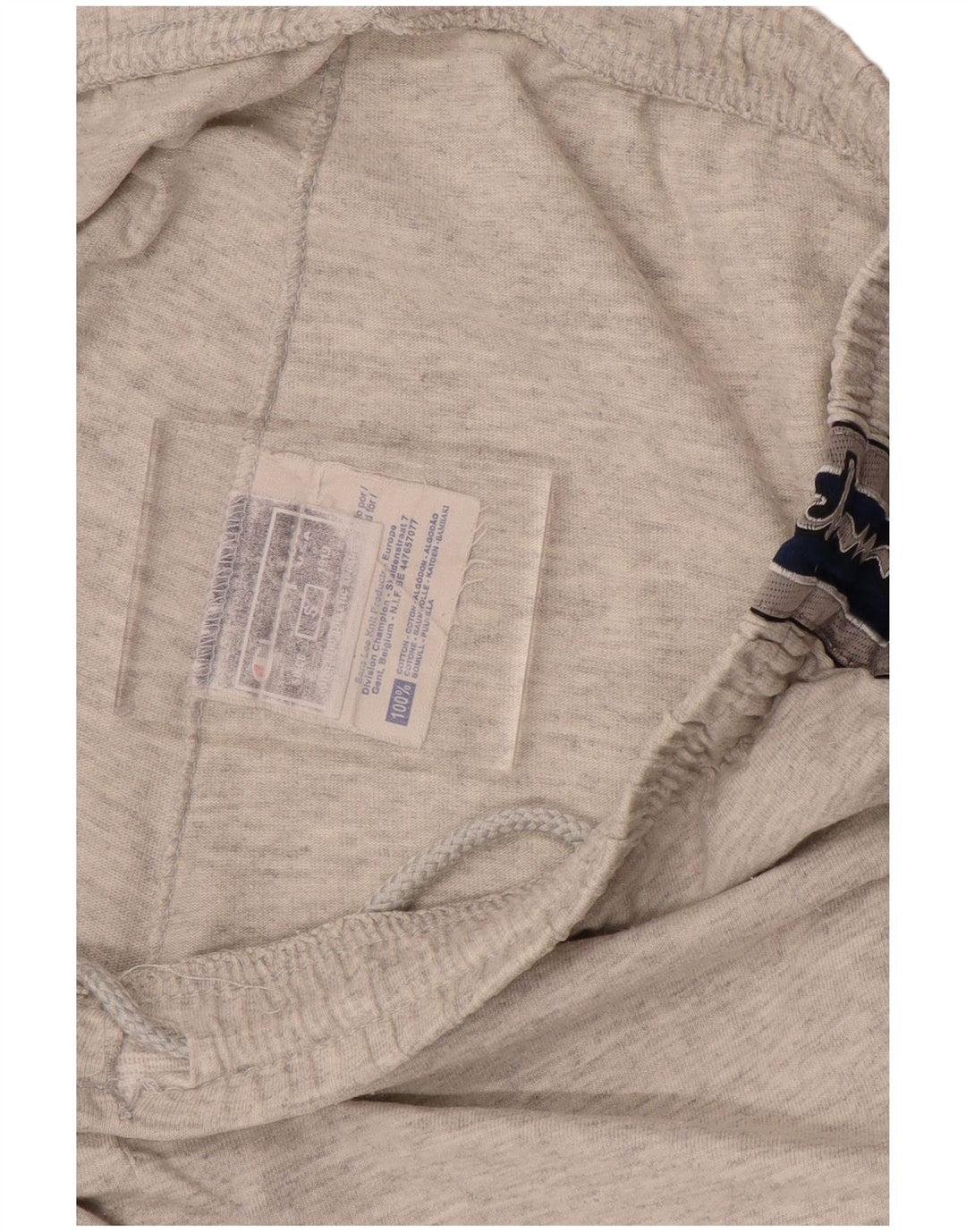 CHAMPION Pantaloncini sportivi grafici da uomo piccoli in cotone color block grigio