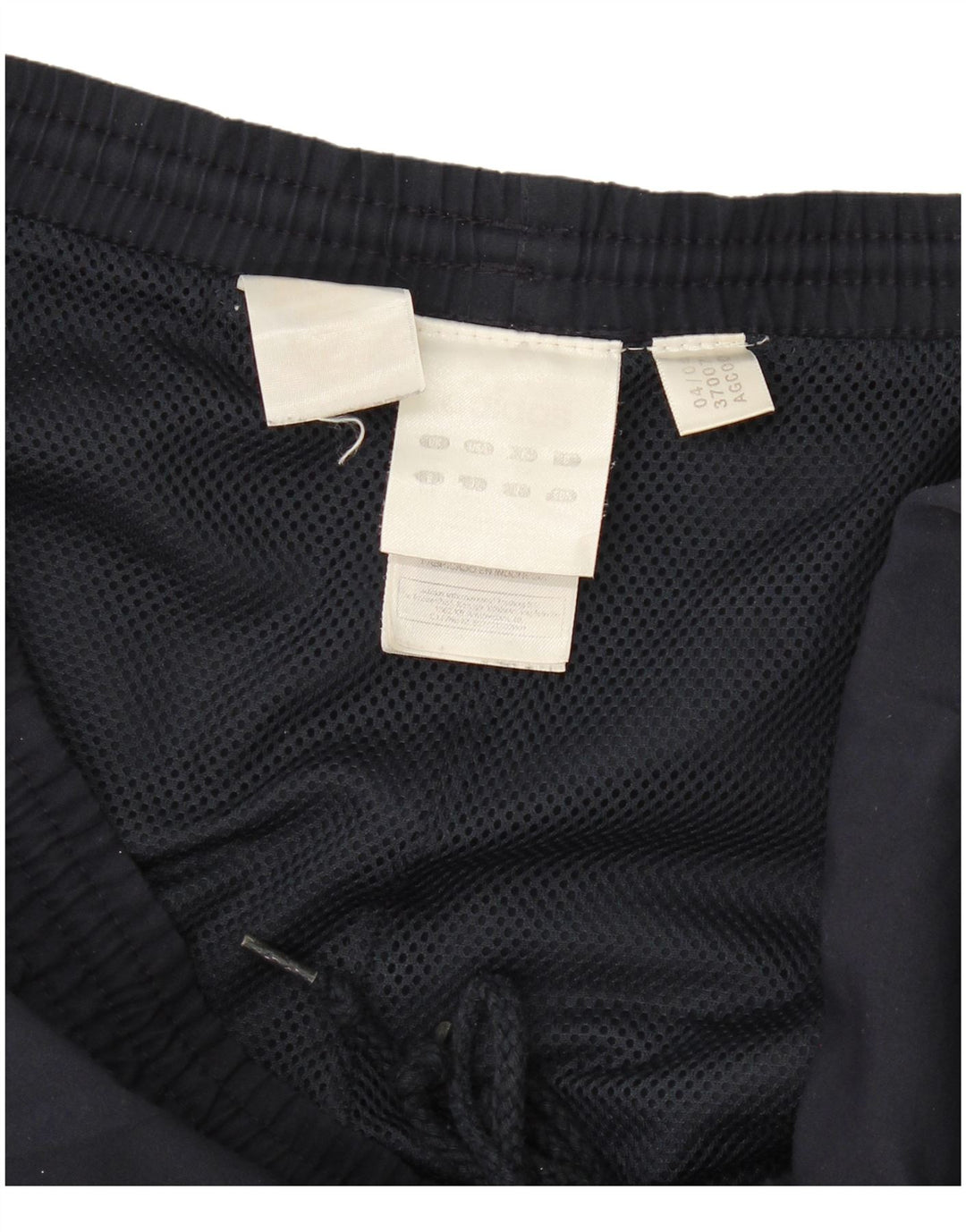 Pantaloni da tuta da uomo Adidas Large in poliestere blu navy