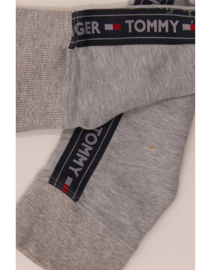 Tommy Hilfiger Uomo Felpa con cappuccio grafica con zip Colore grigio medio