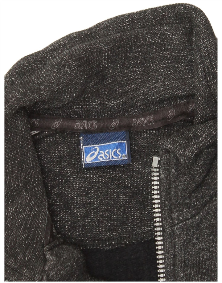 Giacca da ginnastica grafica da uomo Asics piccola grigia
