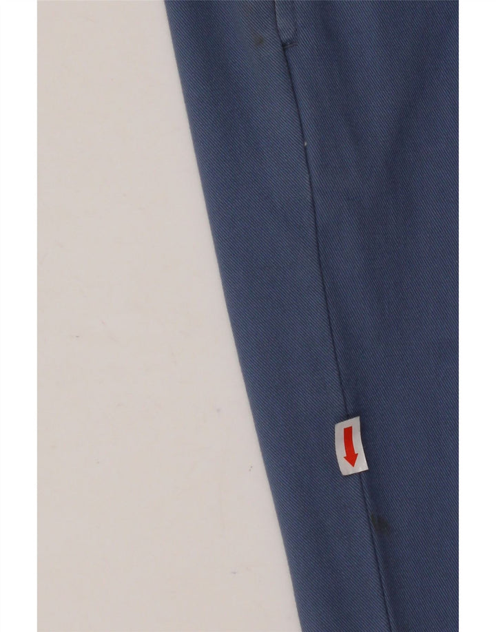 POLO RALPH LAUREN Pantaloni chino da uomo con pegging W36 L34 cotone blu