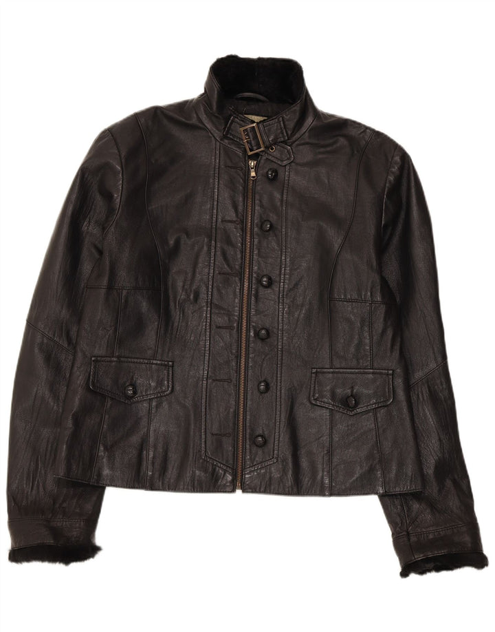 Giacca In Pelle Donna Conbipel IT 48 XL Pelle Nera