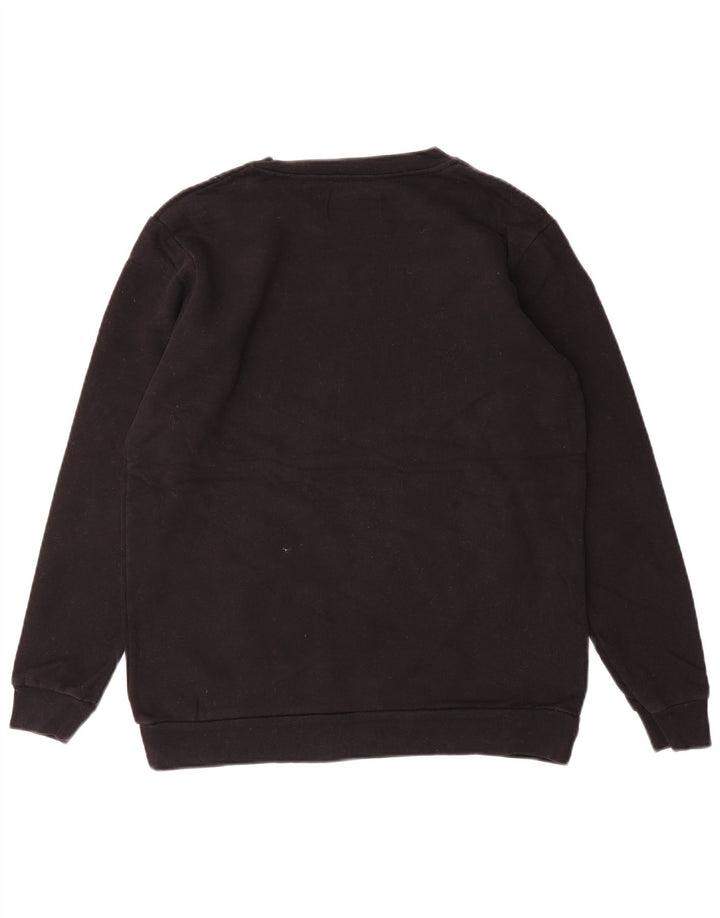 CALVIN KLEIN JEANS Felpa con grafica da uomo Maglione piccolo in cotone nero