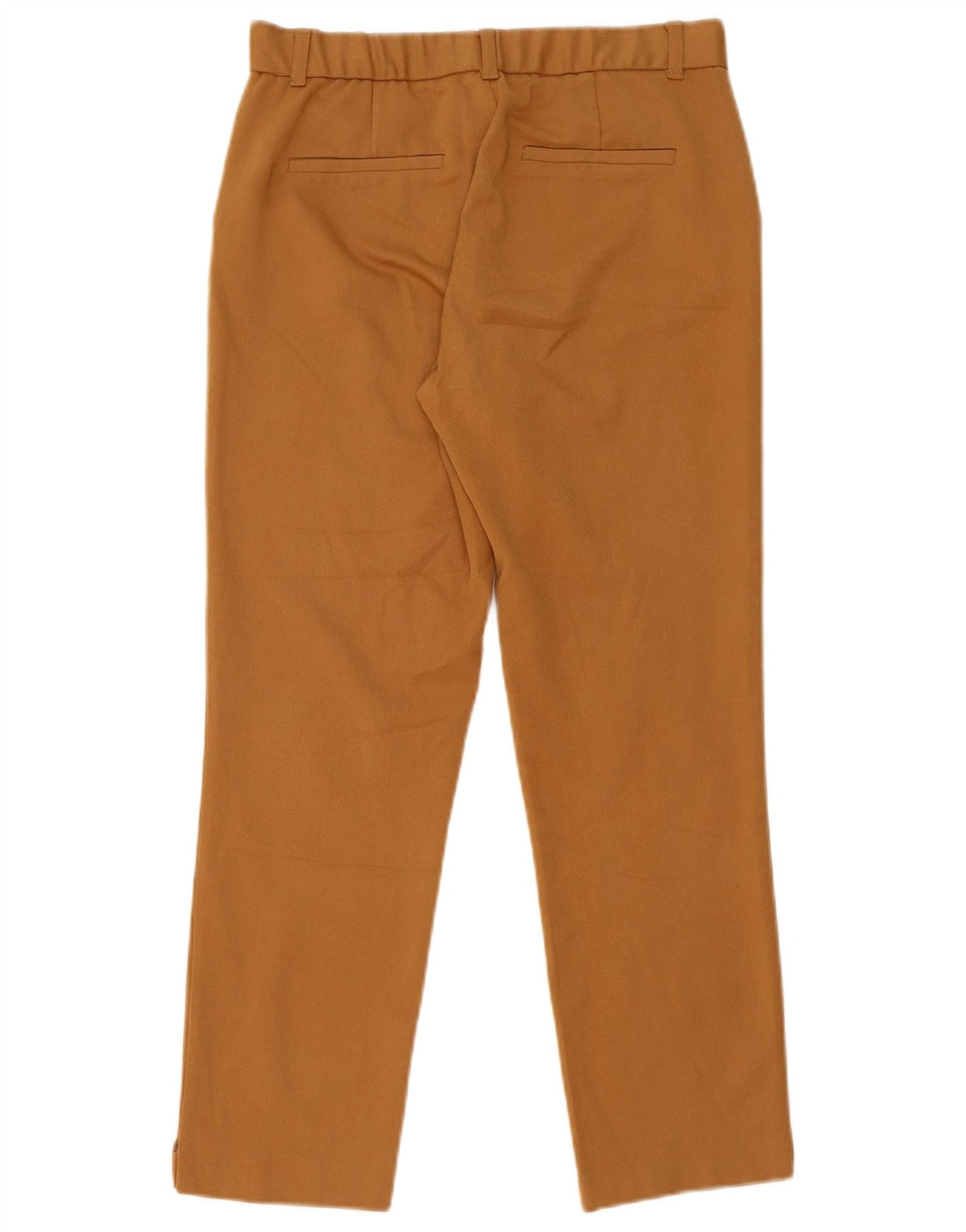 Pantaloni corti slim da donna Zara medi W28 L25 poliestere marrone
