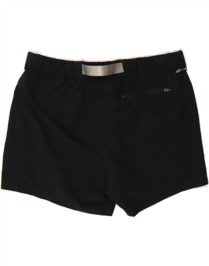 EDDIE BAUER Womens Sport Shorts UK 14 Large  Black Polyester Vintage Eddie Bauer and Second-Hand Eddie Bauer from Messina Hembry 