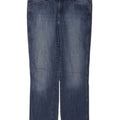 WRANGLER Mens Straight Jeans W34 L30 Blue Cotton