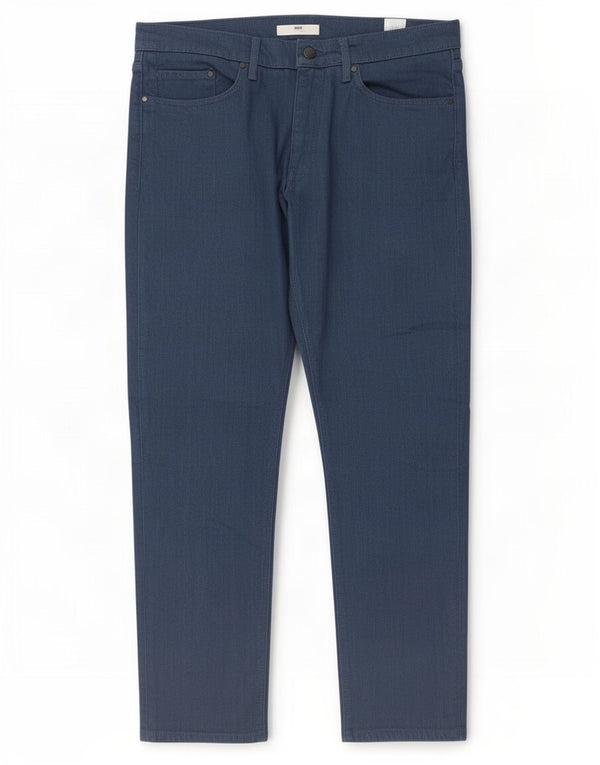 Jeans slim da uomo Marks & Spencer W34 L31 cotone blu
