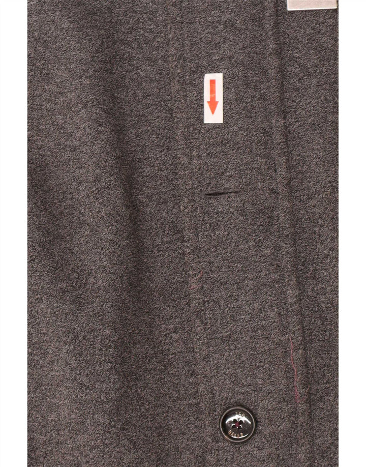 Giubbotto bomber da uomo Ted Baker taglia 4 grande poliestere grigio