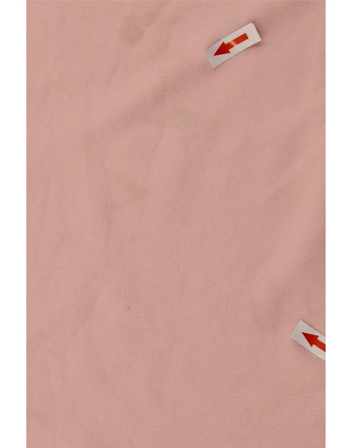 Top da tuta pullover con zip grafica oversize da donna Nike UK 6 XS Rosa