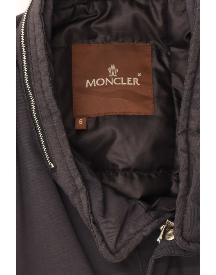 Giacca militare imbottita da uomo Moncler taglia 6 3XL cotone nero