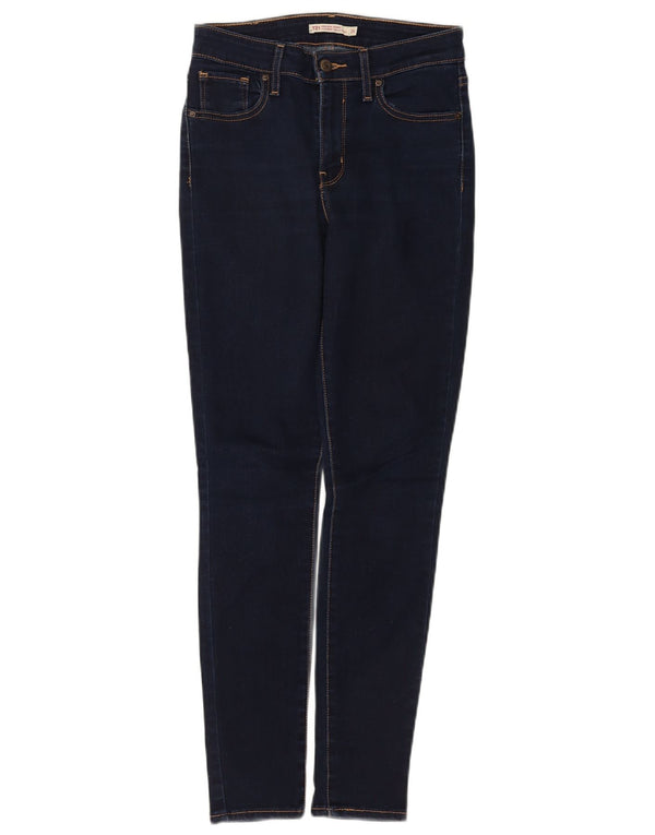 Jeans skinny a vita alta Levi's 721 da donna W26 L30 cotone blu navy