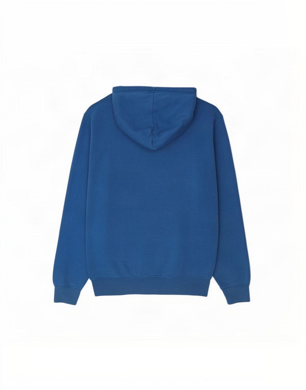 Maglione con cappuccio grafico da uomo Champion piccolo in cotone blu