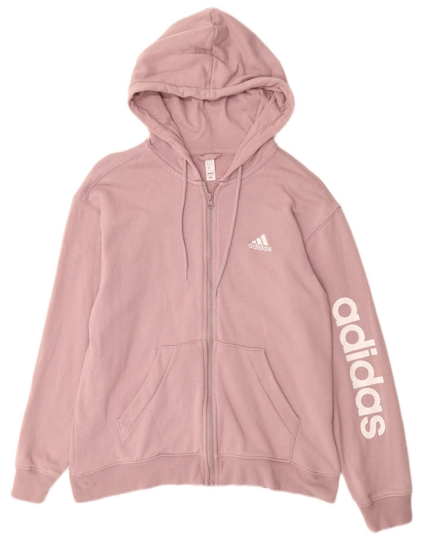 Tuta intera ADIDAS da donna con grafica UK 12/14 cotone viola medio