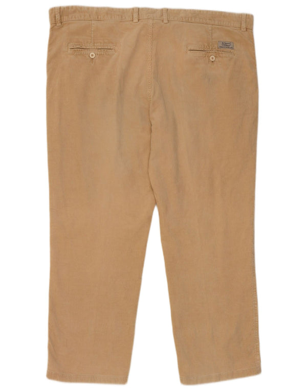 Pantaloni dritti da uomo in velluto a coste Avirex W42 L27 cotone beige