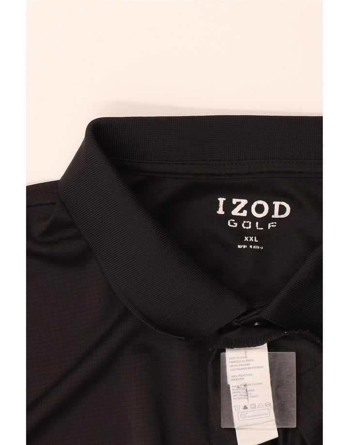 Polo da uomo Izod 2XL poliestere nero