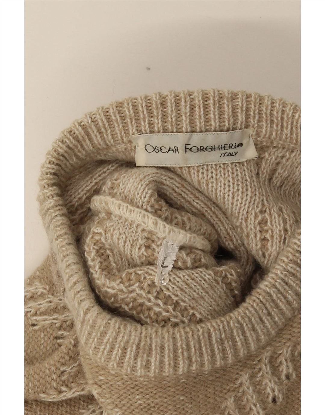 Oscar Forghieri Maglione girocollo da uomo a righe grandi verdi