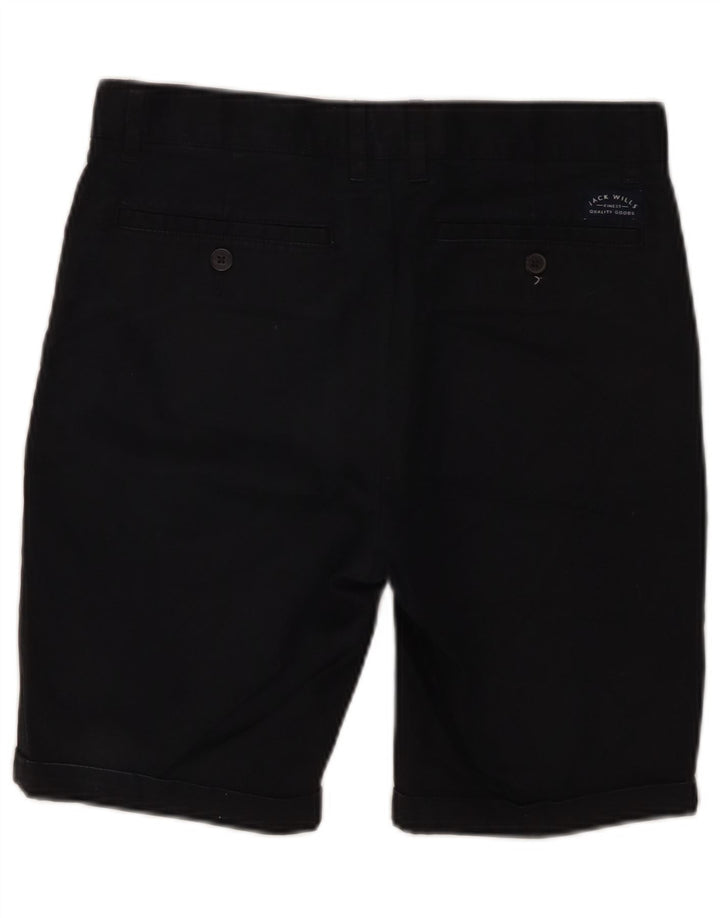 Pantaloncini chino da uomo Jack Wills W30 cotone nero medio