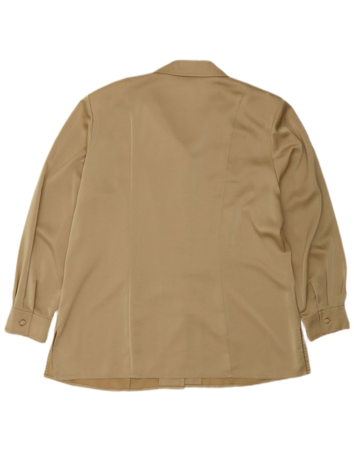Camicetta da donna Viyella UK 16 Large Gold Poliestere