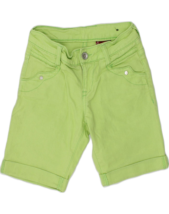 LEVI'S Girls Denim Shorts 9-10 Years W22 Green Cotton | Vintage Levi's | Thrift | Second-Hand Levi's | Used Clothing | Messina Hembry 
