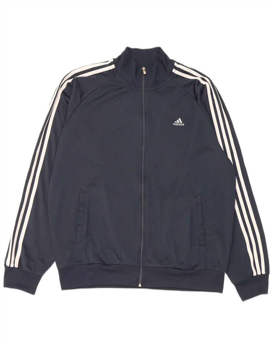 Giacca da tuta da uomo Adidas Clima 365 grande in poliestere blu navy