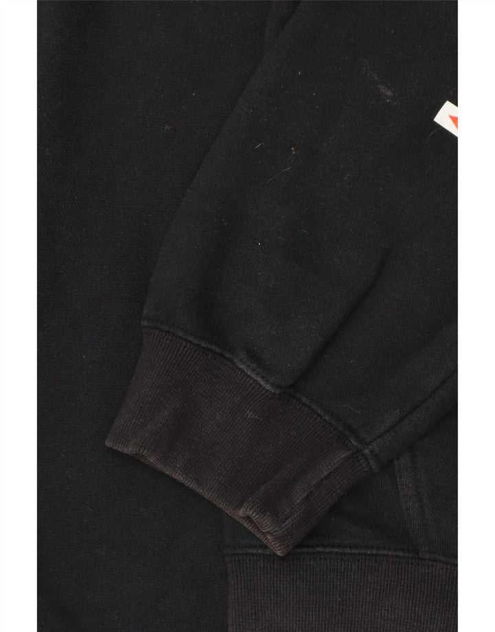 Maglione con cappuccio da uomo Champion grande in cotone nero