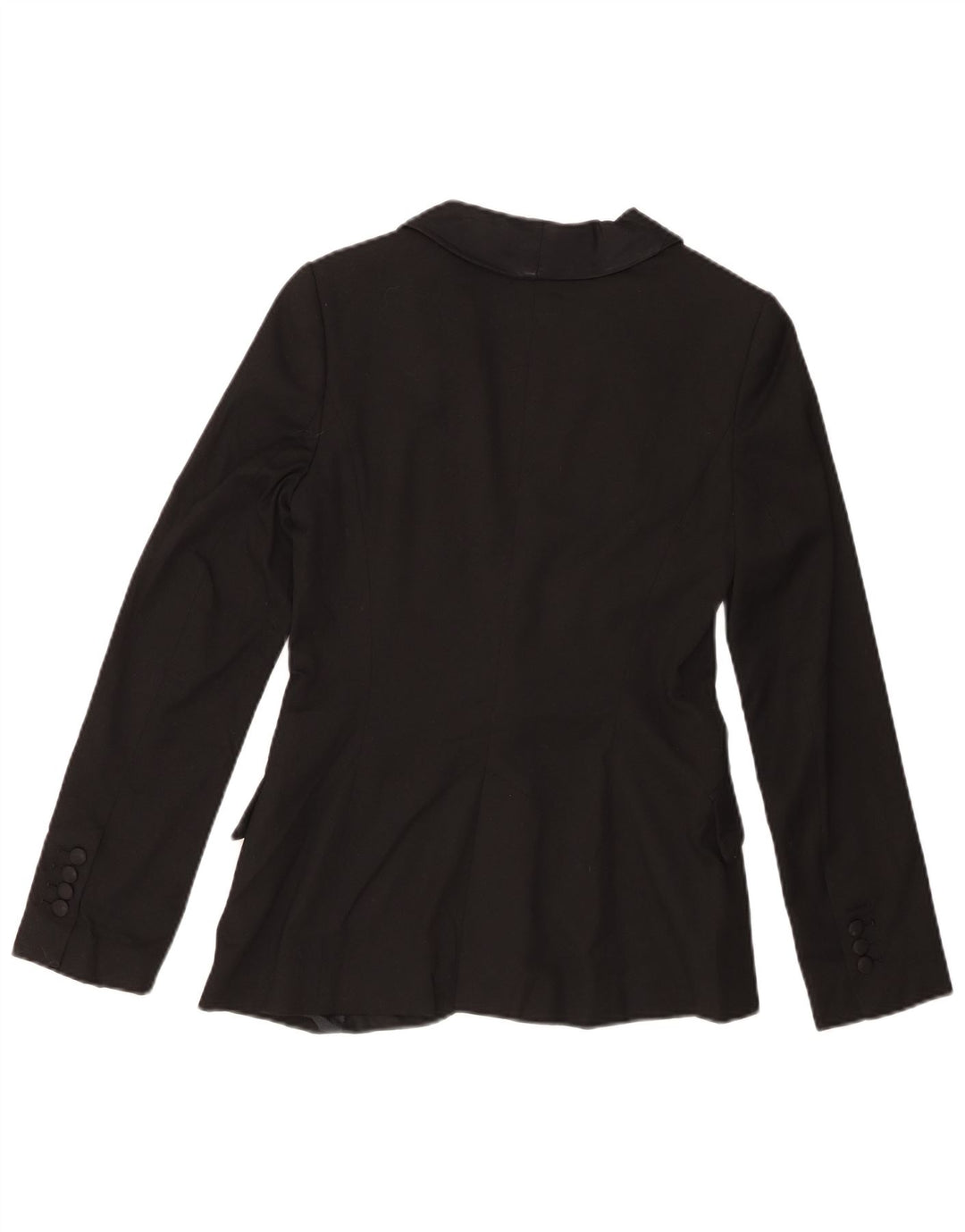 Giacca blazer a 1 bottone da donna Zara UK 8 piccola in poliestere nero