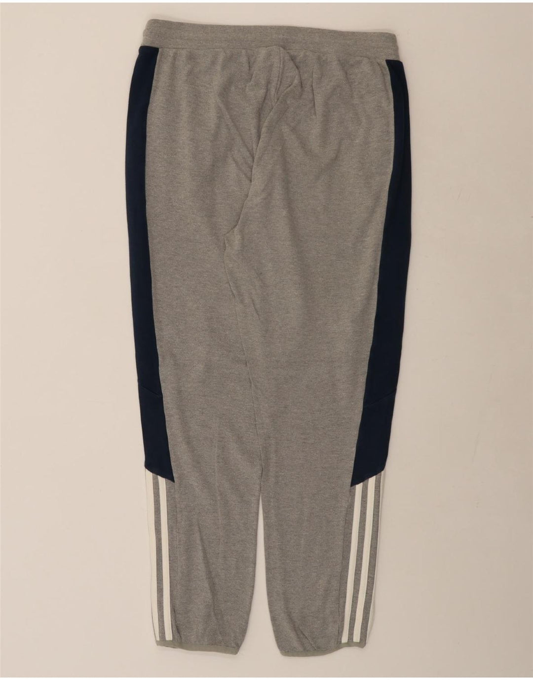 Pantaloni da tuta da uomo ADIDAS XL in cotone color block grigio