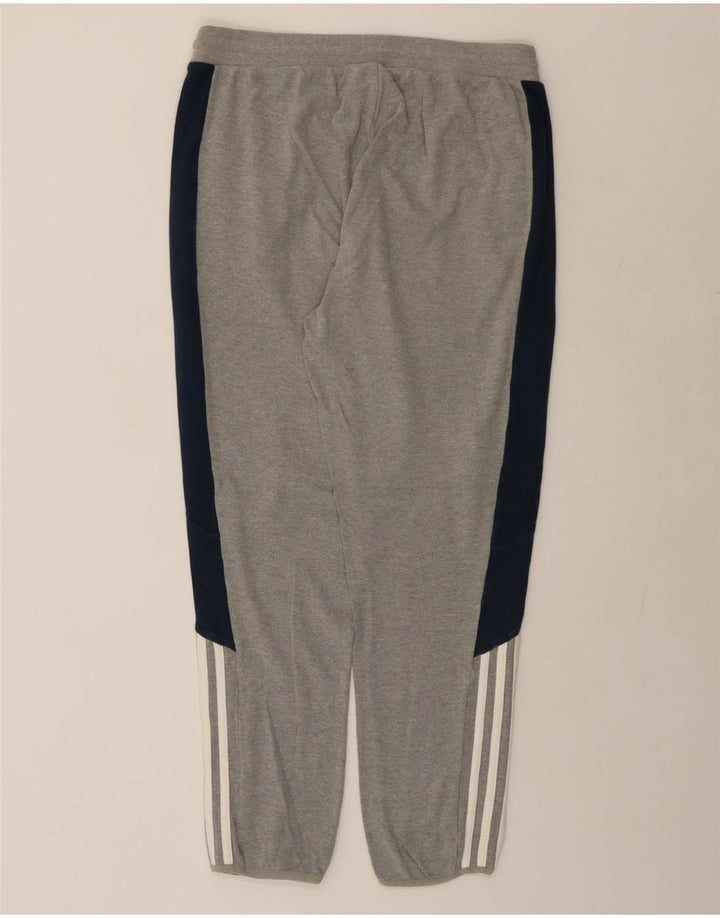 Pantaloni da tuta da uomo ADIDAS XL in cotone color block grigio