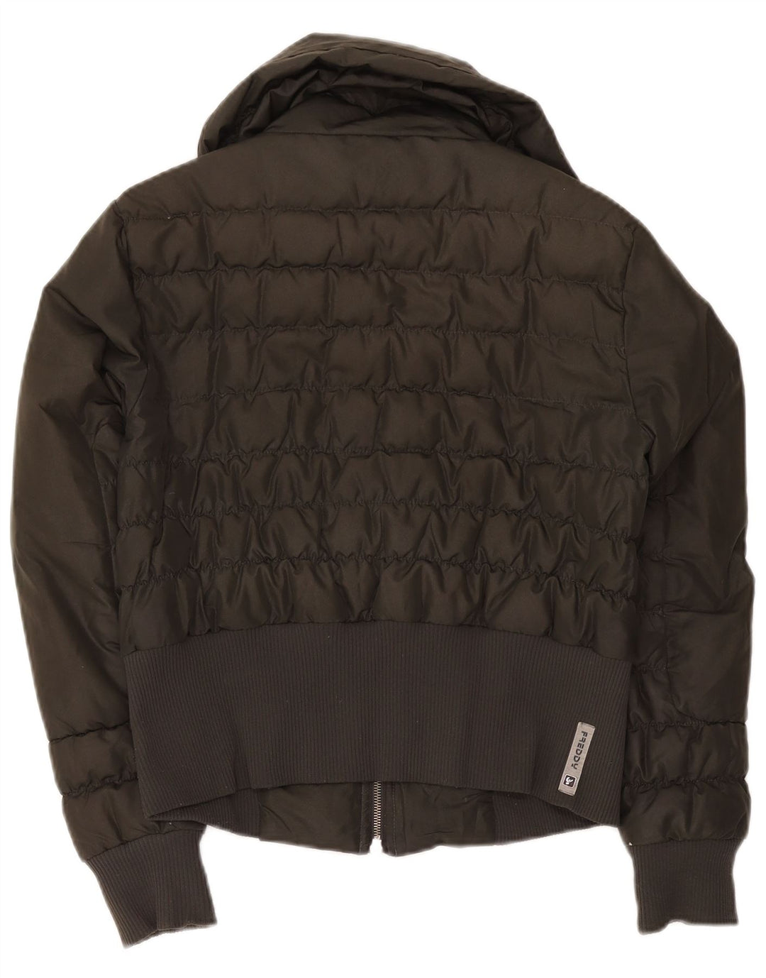 Giacca Imbottita Donna Freddy IT 44 Poliestere Grigio Medio