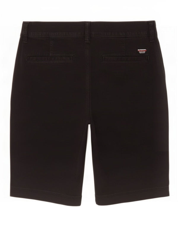 Pantaloncini chino slim fit da uomo Superdry W30 cotone nero medio