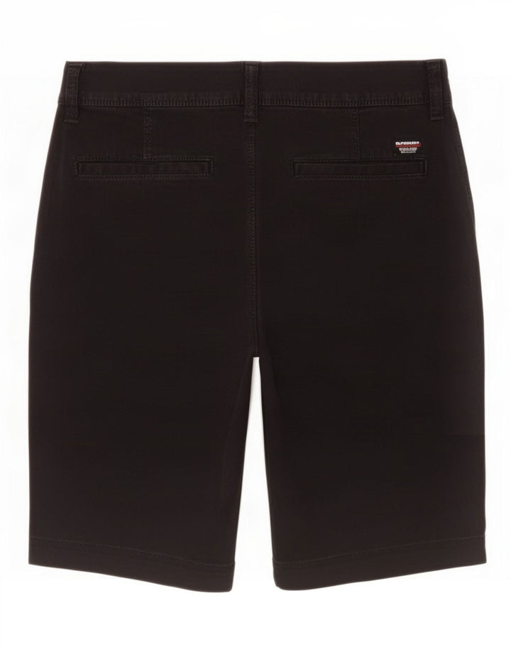 Pantaloncini chino slim fit da uomo Superdry W30 cotone nero medio