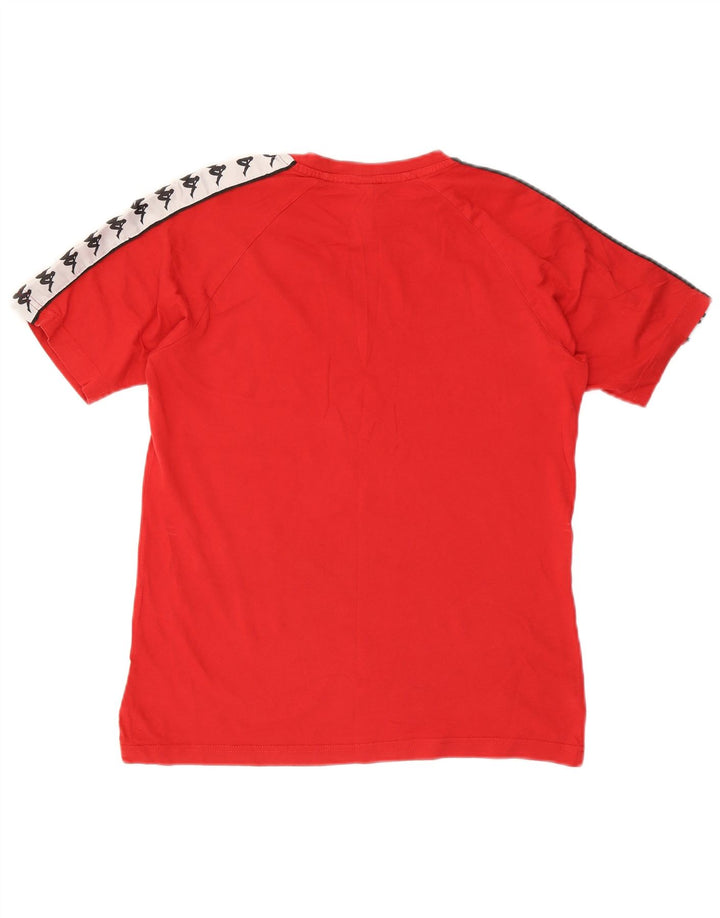T-shirt grafica da uomo Kappa Top Small rosso color block