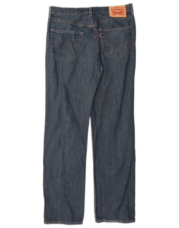 Levi's Mens 506 Straight Jeans  W34 L34 Blue Cotton