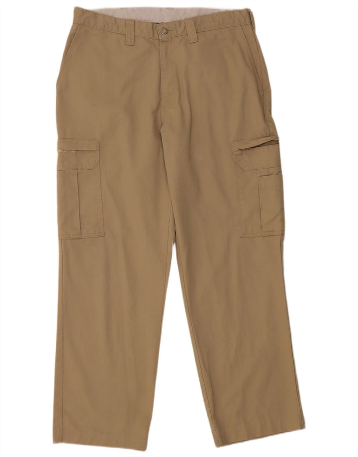 DICKIES Pantaloni cargo dritti da uomo W34 L30 Poliestere beige