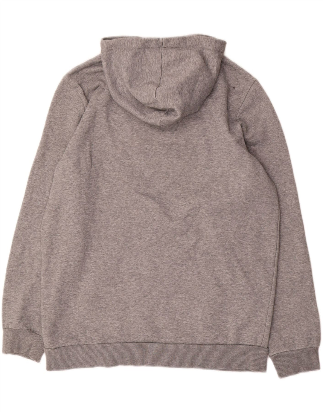 Felpa con cappuccio grafica da uomo Puma in cotone chiazzato grigio medio
