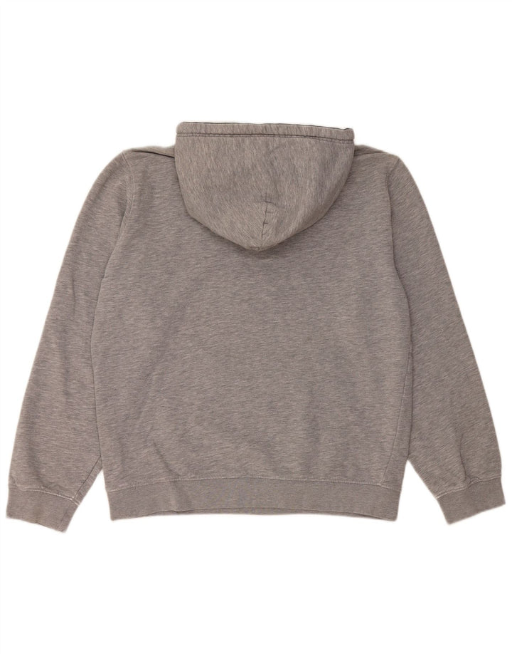 Felpa con cappuccio da uomo Champion Large in cotone grigio