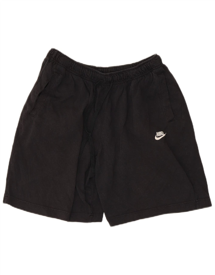 Pantaloncini sportivi da uomo NIKE grandi in cotone nero