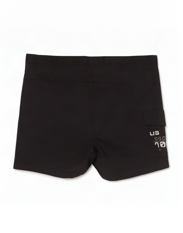 Pantaloncini da bagno grafici da uomo North Sails grandi in nylon blu navy