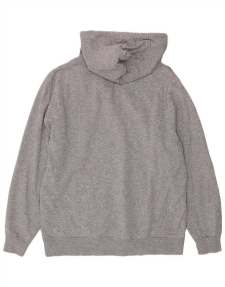Maglione con cappuccio grafico da uomo Levi's Large in cotone grigio