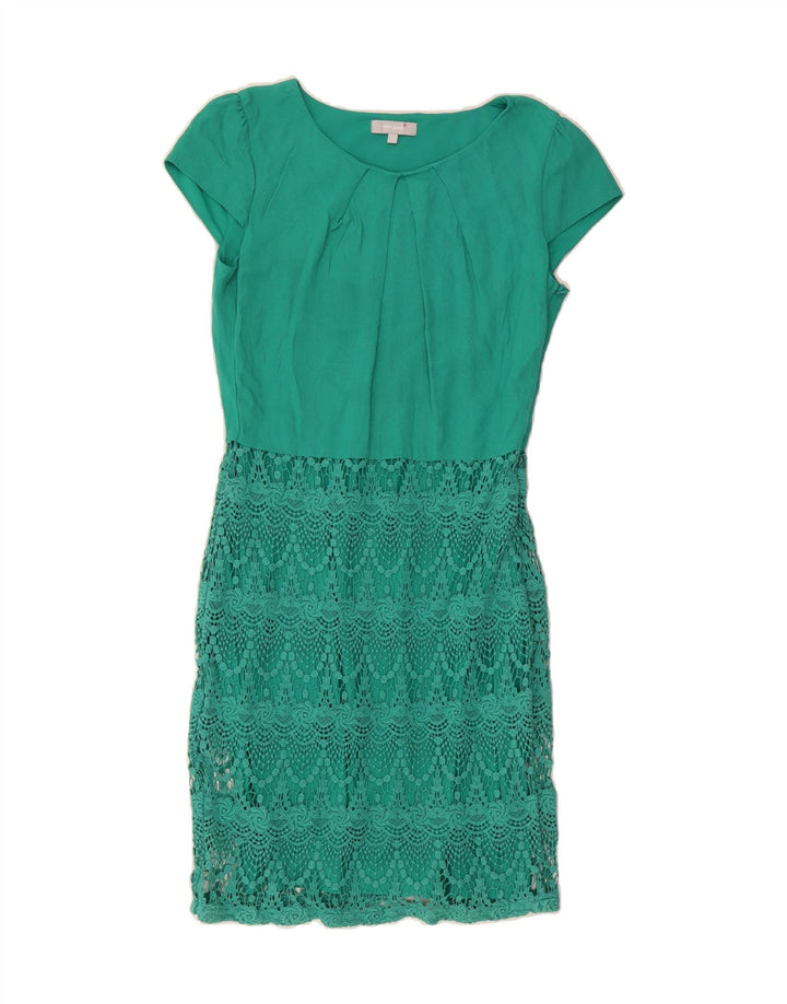 PER UNA Womens Sheath Dress UK 12 Medium Green Vintage Per Una and Second-Hand Per Una from Messina Hembry 