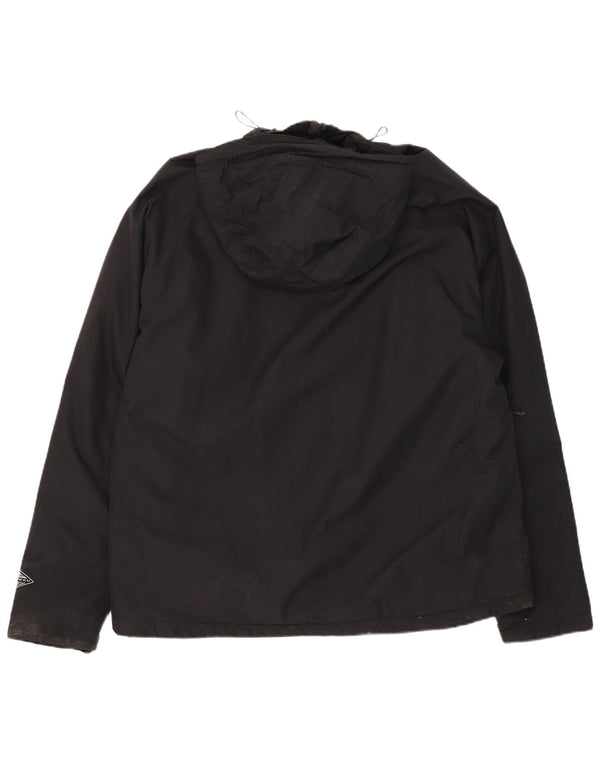 Giacca a vento con cappuccio da uomo Columbia UK 44 2XL nylon nero