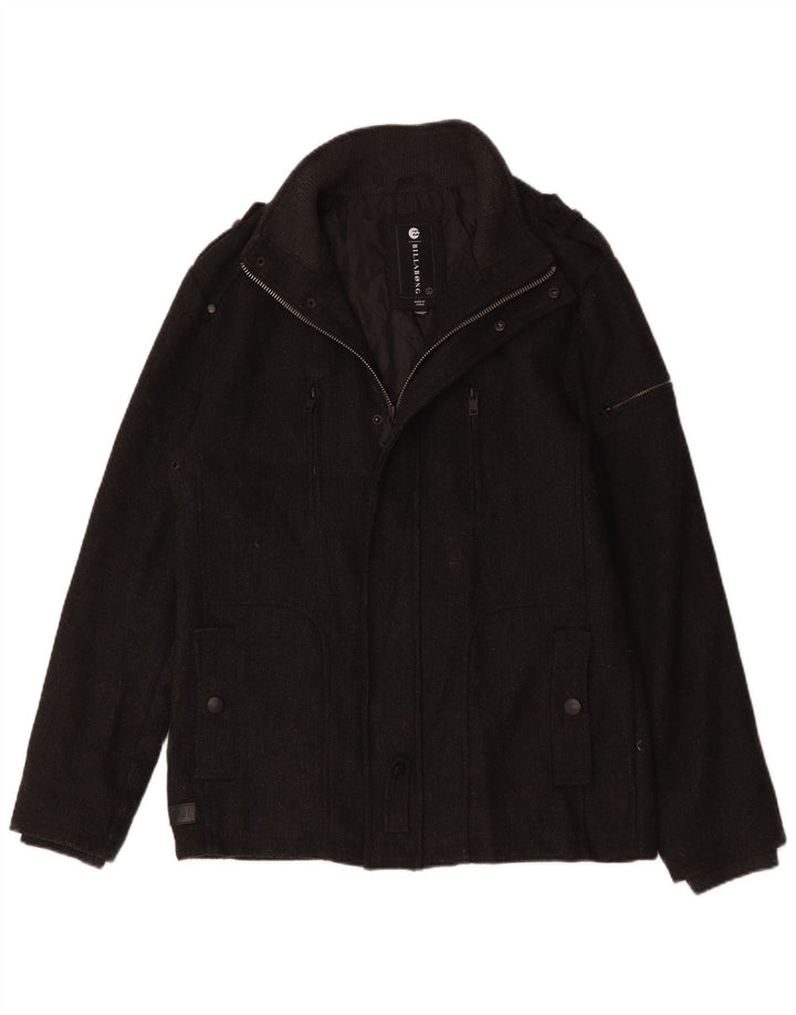 Giacca militare da uomo Billabong UK 40 Large Grigio Poliestere