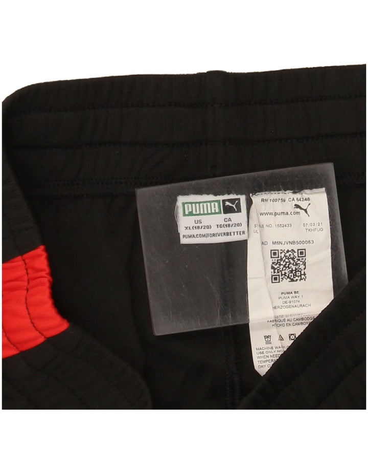 Pantaloncini sportivi Puma da ragazzo con grafica 13-14 anni XL Poliestere color block nero