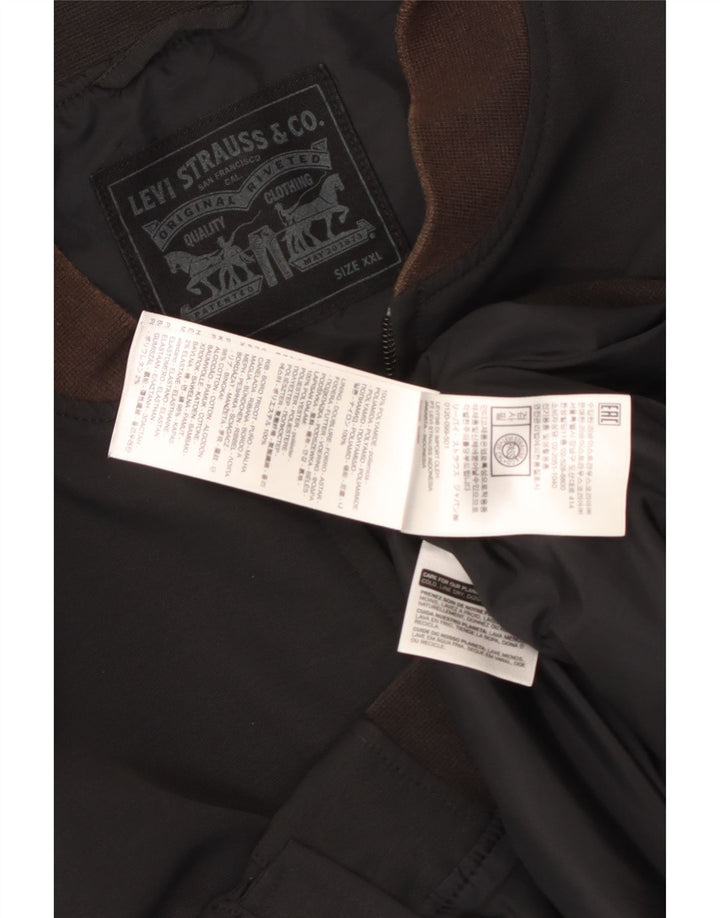 Giubbotto bomber da uomo Levi's UK 44 2XL Nero Poliammide