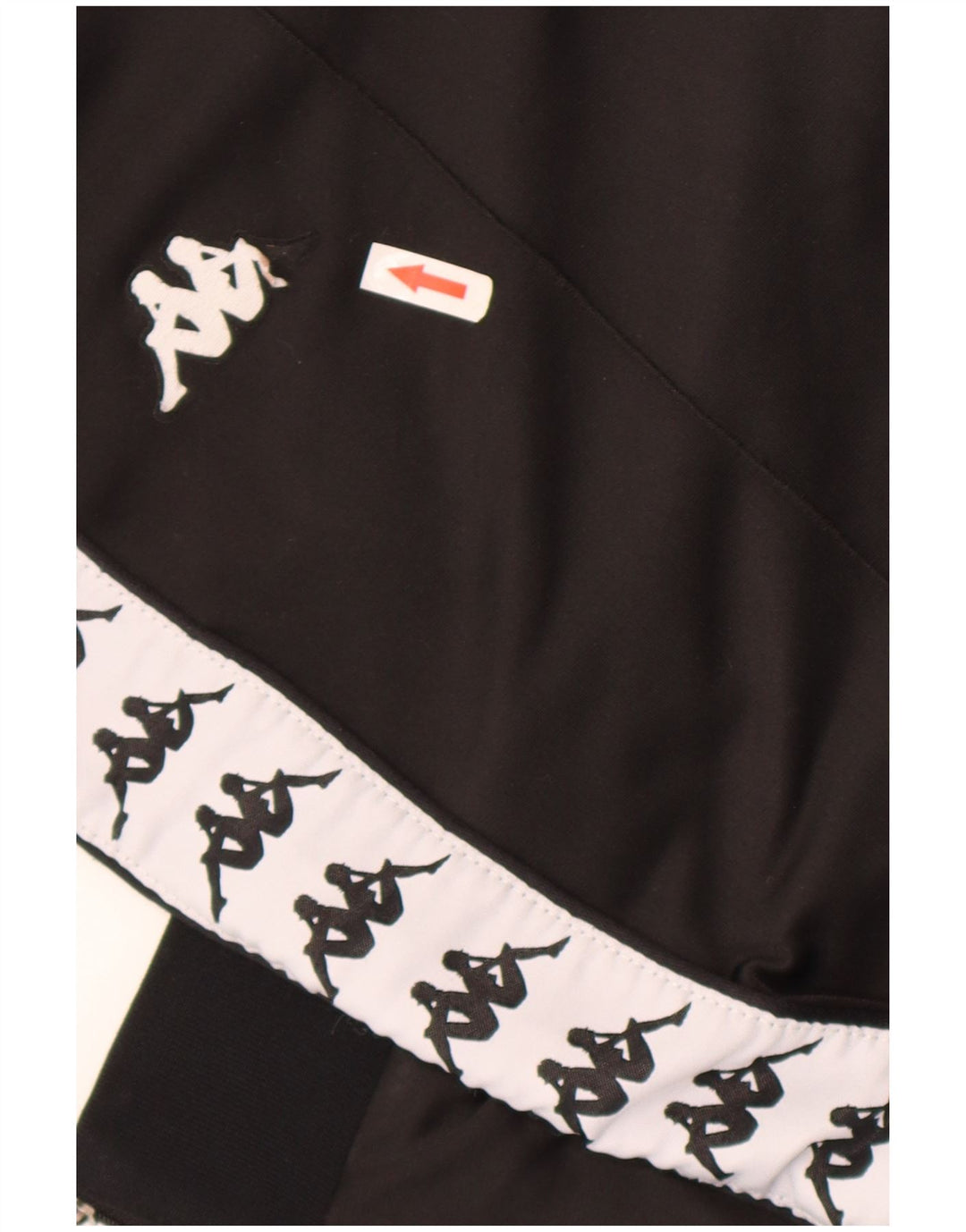 Pantaloni da tuta con grafica Kappa da uomo Joggers Medium Black Colourblock