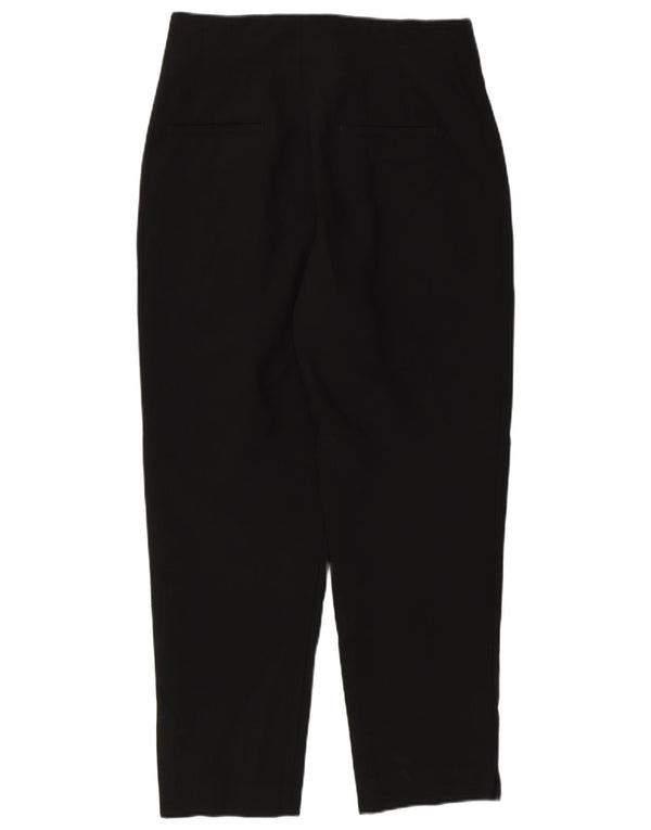 Pantaloni casual affusolati da donna Zara EU 38 Small W28 L26 poliestere nero